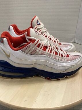 Nike Air Max 95 USA Stars & Stripes Sneakers Youth 6Y 307565-100 2010